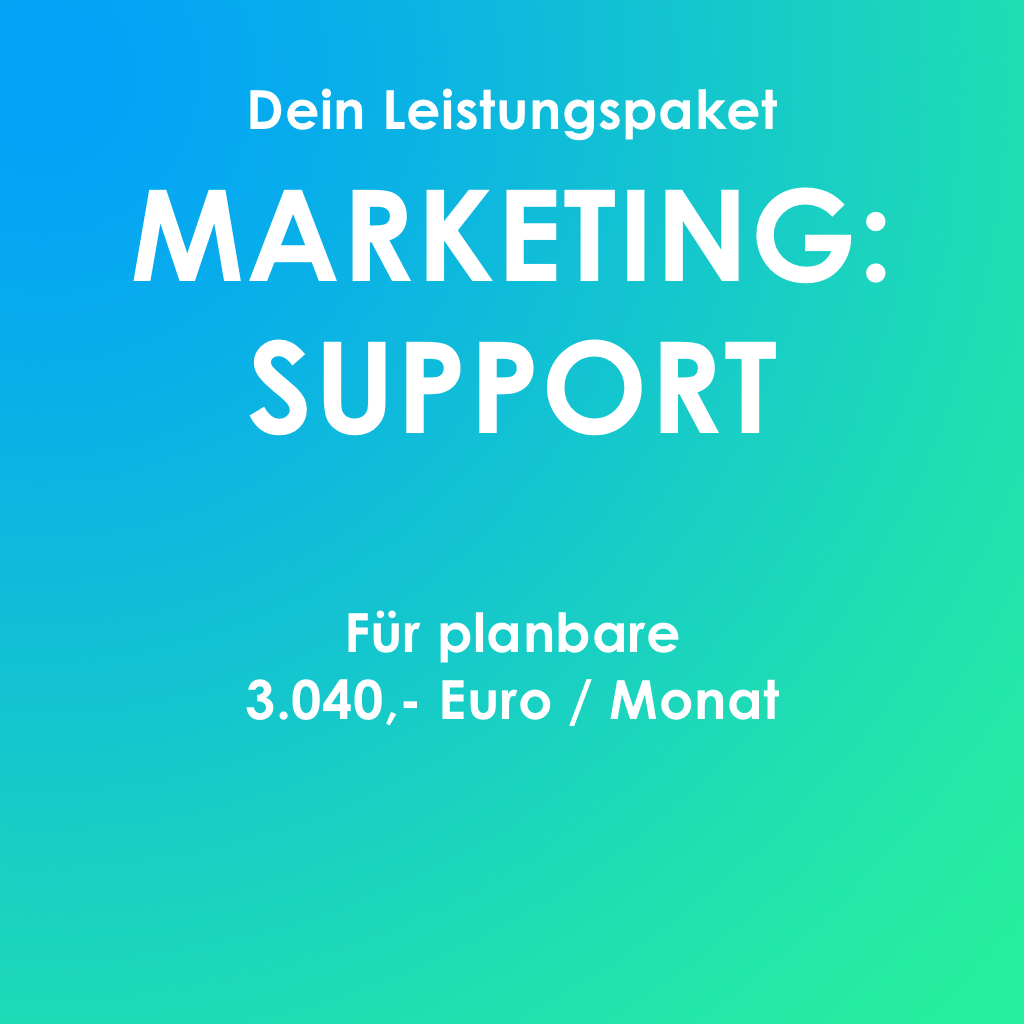 Deine externe Marketingabteilung 