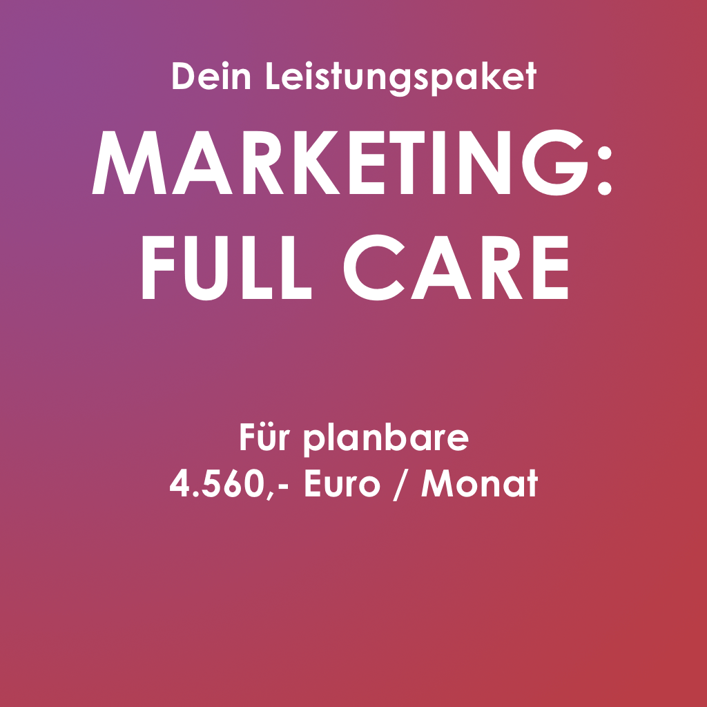 Deine externe Marketingabteilung 